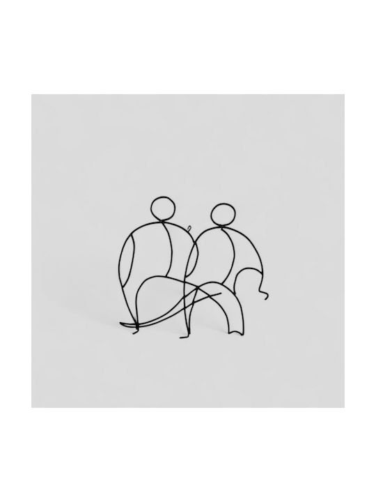 Decorative Wire Art Couple Dimensions 40*20 Metal Oxygen Lampshades
