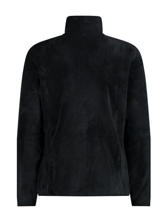 Fleece Damen Strickjacke in Weiß Farbe