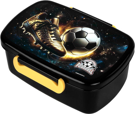 Derform Cutie De Prânz Pentru Copii Din Plastic Tematică Fotbal 16.5 x 10.5 x 7 cm