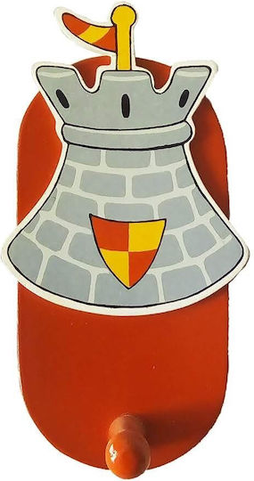 Παιδική Κρεμάστρα Ξύλινη 15x10cm