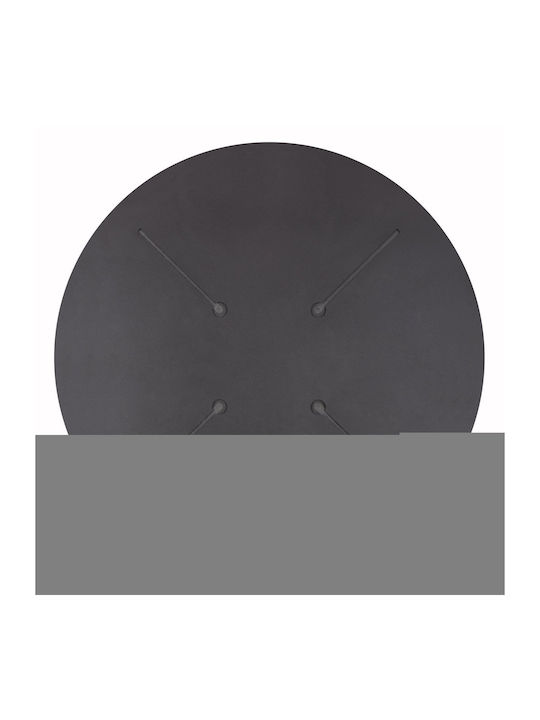 Round Table Surface HPL White Marble 60x60cm 0603402