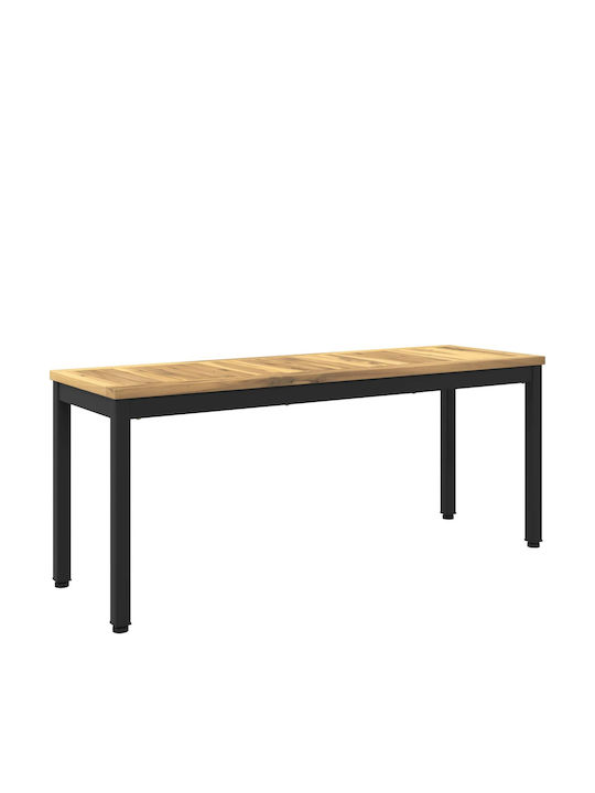 Solid Wooden Outdoor Bench 108.5x35x45cm