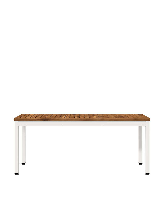 Солидна Дървена Градинска Пейка 108.5x35x45см