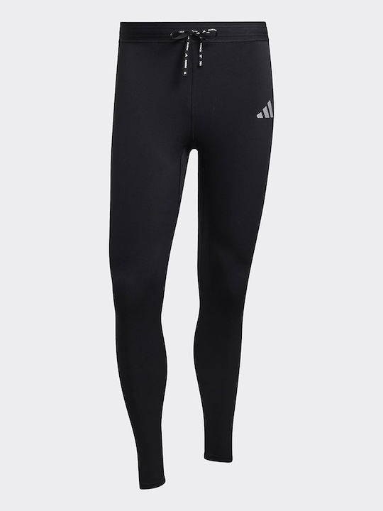 adidas Herren Sportleggings Lang Schwarz