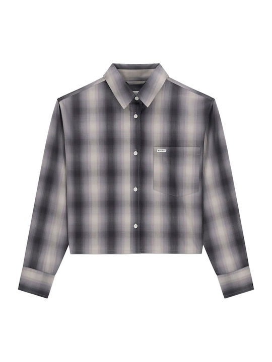 Γυναικείο Καρό L92b/santolina Grey Check Overshirt
