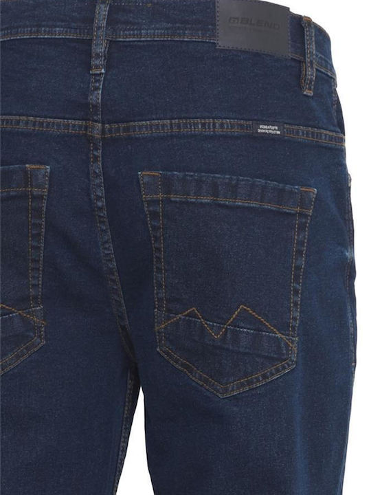 Herren Jeanshosen Regular Gerade Fit Blau