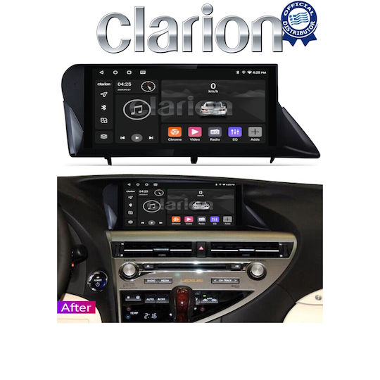 Clarion Gl53800 OEM Multimedia Car Audio System Lexus RX 2009 > 2014 CarPlay Android Auto BT GPS Wi-Fi GPRS Electriclife