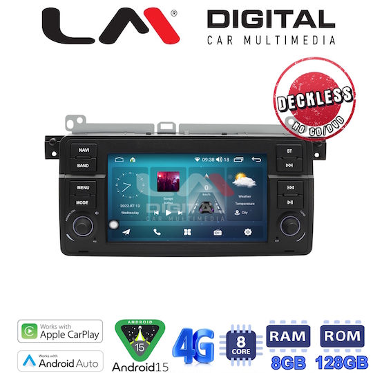 LM Digital Автомобилна Аудио Система (Блутут/USB/WiFi/GPS/Apple-Carplay/Android-Auto)