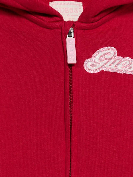 Active Kids Sweatpants Set With Top Red