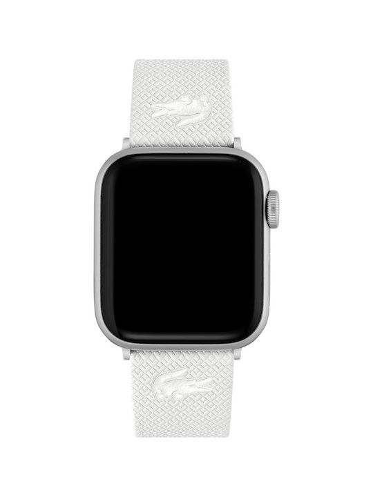 Lacoste Кожена бяла каишка (Apple Watch 38/40 мм) Lacoste Кожена бяла каишка (Apple Watch 38/40 мм)