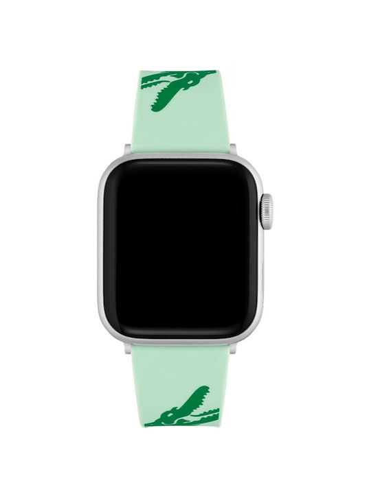 Lacoste Silicone Strap Green (Apple Watch 38/40 Mm)