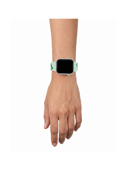Lacoste Silicone Strap Green (Apple Watch 38/40 Mm)
