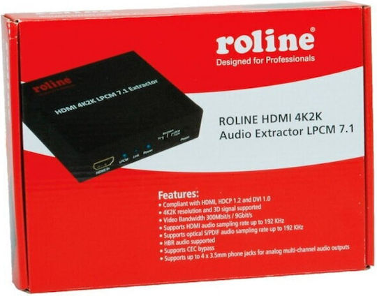 Roline Hdmi 4k Audio Lpcm 7.1 Extractor Roline 14.01.3442