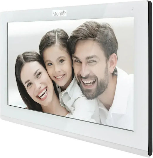 Interfon Video Inteligent Mentor Svk472w 4 Fire WiFi Card Pin Aplicația Tuya 7 Inch Ips Dvr Fhd 2mp Ip66 Alb