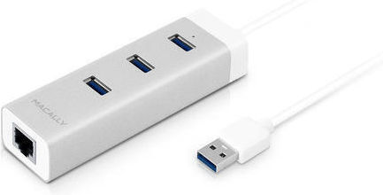 Macally USB Хъб с 3 Порта USB 3.0