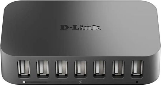 D-Link DUB-H7 D1 v1 USB-Hub 7 Anschlüsse USB 2.0 mit USB-A Anschluss