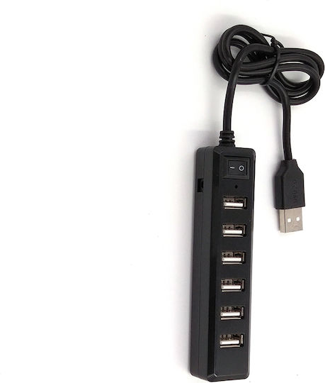 Lamtech Hub 7 Θυρών USB 2.0 με σύνδεση USB-A