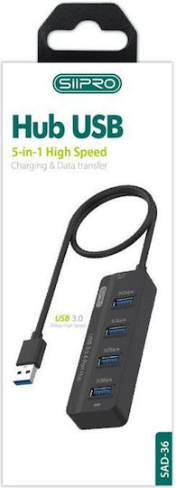 SiiPro USB Hub 4 Ports USB 3.0 with USB-A Connection