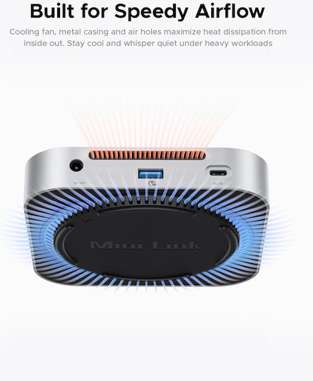 Orico Hub 10 Θυρών με σύνδεση USB-C Ασημί