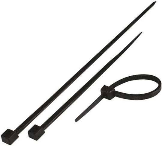 Eurolamp Eurolamp Plastic Cable Ties 350mm x 4.8mm in Black Colour (100 pcs) 147-54115