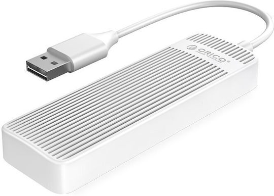Orico USB 2.0 4 Port Hub with USB-A Connection White