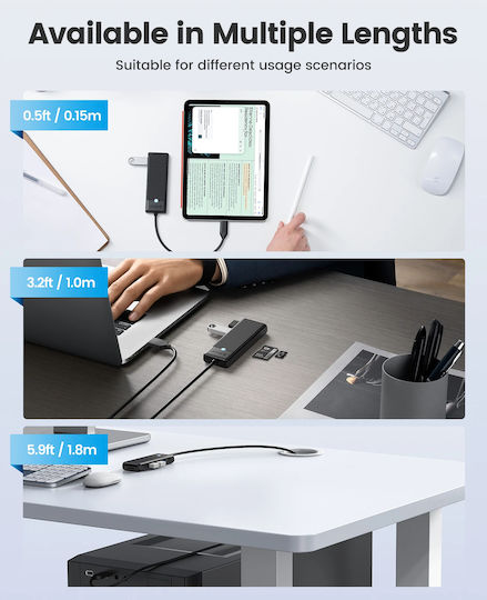 Orico Hub 3 Θυρών USB 3.0 με σύνδεση USB-A