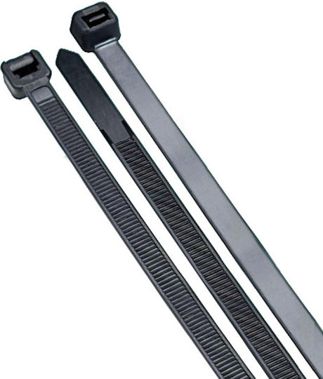 SAS Plastic Cable Ties 150mmx3.6mm In Black Colour 100pcs AK-KO-106