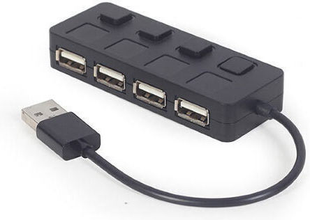 Gembird USB Хъб 4 Порта USB 2.0 с Връзка USB-A
