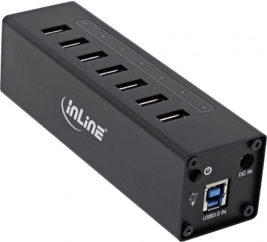 InLine Hub 7 Θυρών USB 3.0 με σύνδεση USB-A