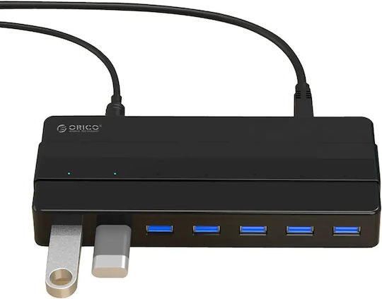 Orico USB 3.0 Хъб 10 порта с връзка USB-A Черен
