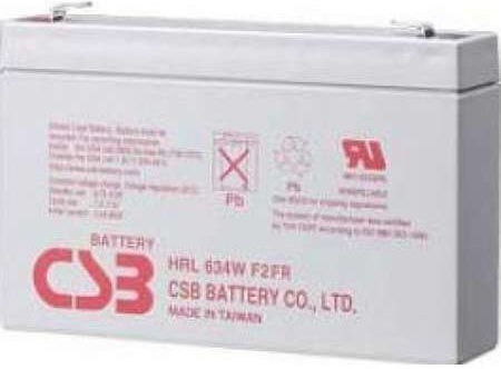 CSB Hrl634wf2 Батерия UPS с Капацитет 9Ах и Напрежение 6V 1бр