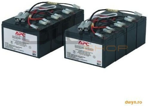 APC Replacement Cartridge 43 Baterie UPS cu Capacitate 8Ah și Tensiune 12V 1buc