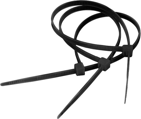 Cabletech Plastische Kabelbinder 150mmx2.5mm in Schwarz Farbe 100Stück DM-0046-15
