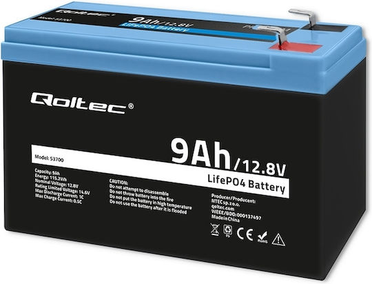 Qoltec Батерия UPS с Капацитет 9Ах и Напрежение 12.8V 53700 1бр