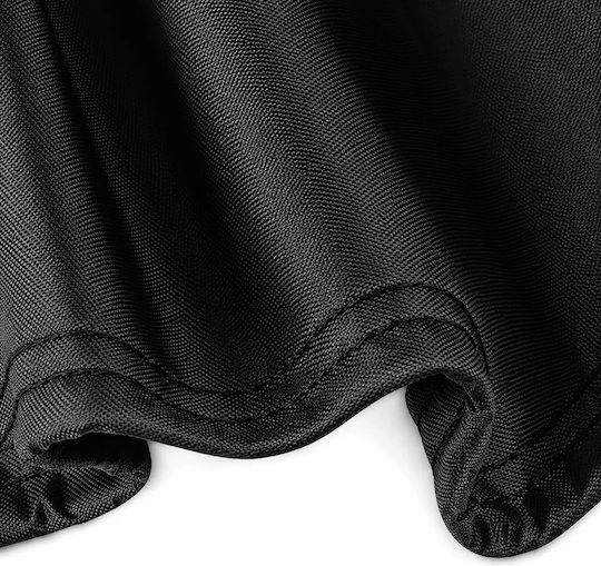 Grill Cover Zola Waterproof Uv Resistant Adjustable Drawstring Fastening 145 X 61 X 117 Cm Black
