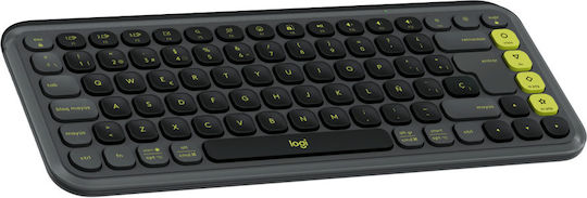 Logitech Pop Icon Combo Kabellos Bluetooth Nur Tastatur Englisch US Graphite/Green