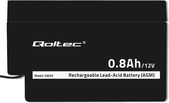 Qoltec Baterie UPS cu Capacitate 0.8Ah și Tensiune 12V 53029 1buc