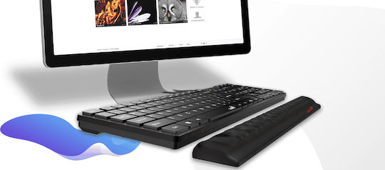Genius SlimStar 126 Nur Tastatur Englisch US Weiß
