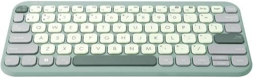 Asus Marshmallow KW100 Ασύρματο Bluetooth Πληκτρολόγιο International English Green Tea Latte