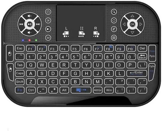 Kabellos Tastatur mit Touchpad Englisch US