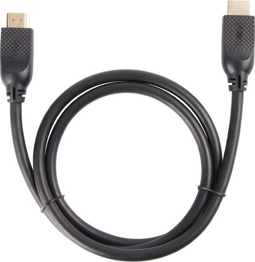 Vcom Cg517 HDMI Male To HDMI Male Cable Length 1.8m HDMI Version 2.0 Black 4K 2160p @ 60fps 3840x2160