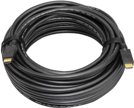 PremiumCord HDMI 2.0 Premium High Speed 4K 60Hz HDR Kabel HDMI-Stecker - HDMI-Stecker 20m Schwarz