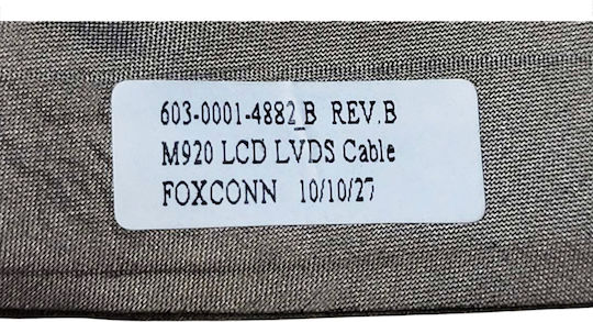 Kαλωδιοταινία Οθόνης Flex Screen Cable Sony Vaio Vpcl11m1e Vpc-l Vpcl11m1e Vpcl137fx Vpcl118fc M920 603-0001-4882_b Oem Κωδ.1-flex0802
