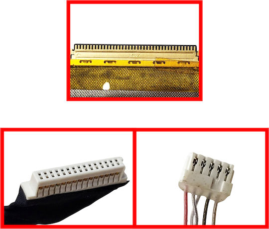 Kαλωδιοταινία Οθόνης Flex Screen Cable Samsung Np-n230 Np-n230-ja01us Ba39-00968a Oem Κωδ.1-flex1206