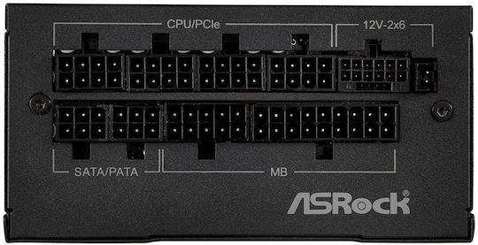 ASRock 850W Schwarzes Netzteil Für Computer Vollständig Modular 80 Plus Platin (90-UFP085-PFEAAB)
