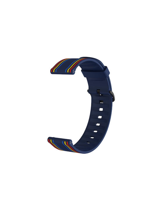 Tragbares Silikonarmband Blau Galaxy Watch Active 2 Huawei Watch GT2 / GT3 (42mm) / GT3 Pro (43mm) Amazfit GTS