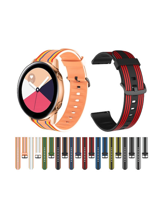 Tragbares Silikonarmband Blau Galaxy Watch Active 2 Huawei Watch GT2 / GT3 (42mm) / GT3 Pro (43mm) Amazfit GTS