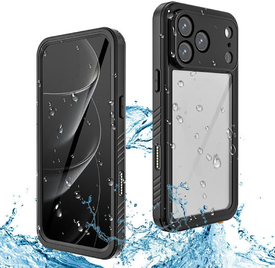 Redpepper Fs Ip68 Back Cover Plastic Rezistentă La Apă Transparent Pentru iPhone 17 Pro Max