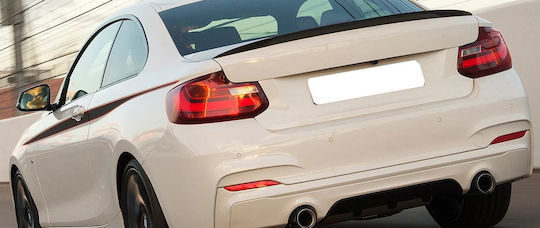 Autoheckspoiler Kofferraum Bmw F22 2014-2021 Schwarze Glänzende