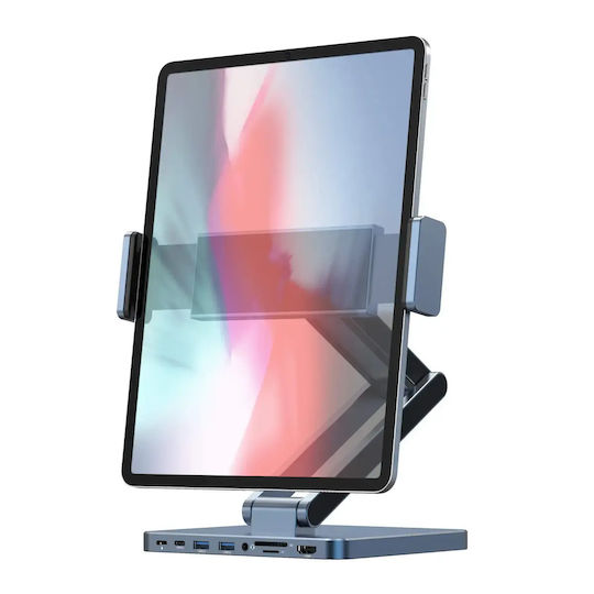 Wiwu 8-in-1 USB-C Stație de andocare cu HDMI 4K PD Gri